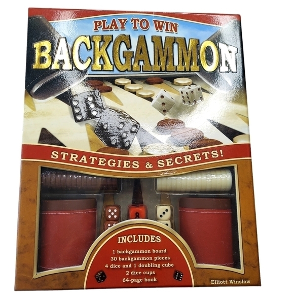 Backgammon Game Strategies and Secrets by Elliott Winslow and Elliot Winslow - Picture 1 of 16